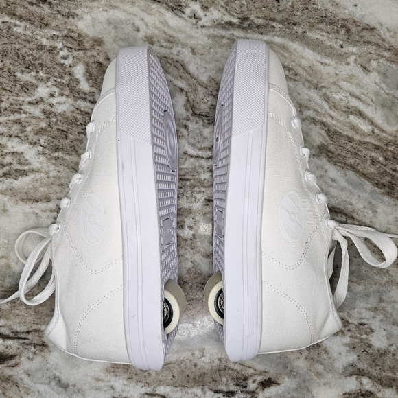 Heelys White Canvas Skate Shoes Size 5 - Picture 7 of 10